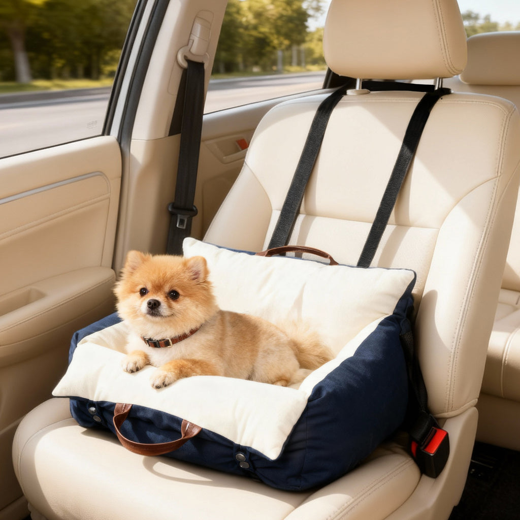 PawHut Cosy Car Seat – Safe Travel for Small Dogs